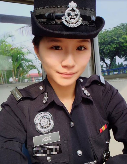 Pegawai Polis Wanita Berbangsa Cina Ini Menjadi Viral Dan Buat Ramai Lelaki Tak Keruan Lobak Merah