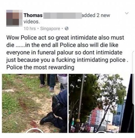 singaporean man who insulted dead police officer on facebook arrested for shoplifting world of buzz 2