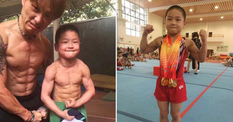 this 7 year old wows netizens with his eight pack and gold medals world of buzz 7