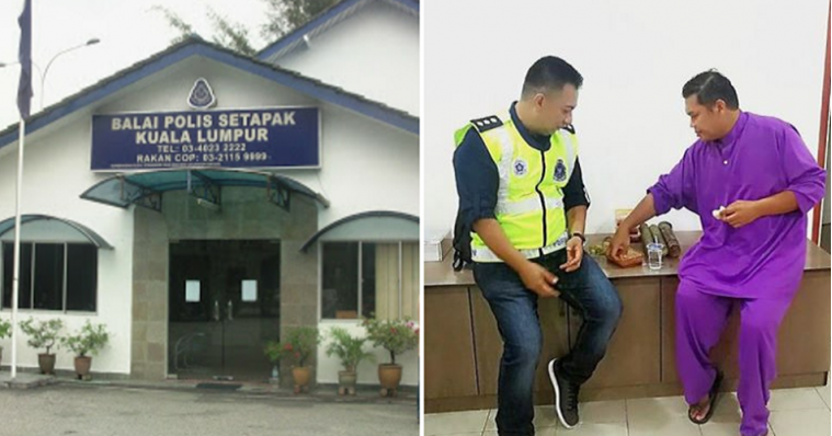 Netizen Jatuh Hati Dengan Sikap Baik Hati Pegawai Polis Ini, Susukan