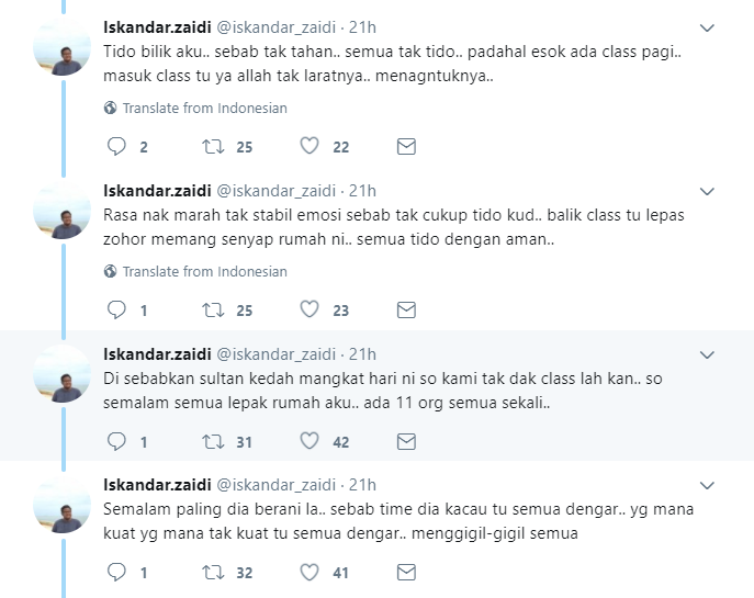 "Bunyi 'dia' menangis tu ya Allah, bergema rumah 