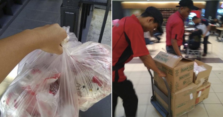 woman buys 90 sets of happy meal and sells the toys for rm15 in the name of charity world of buzz