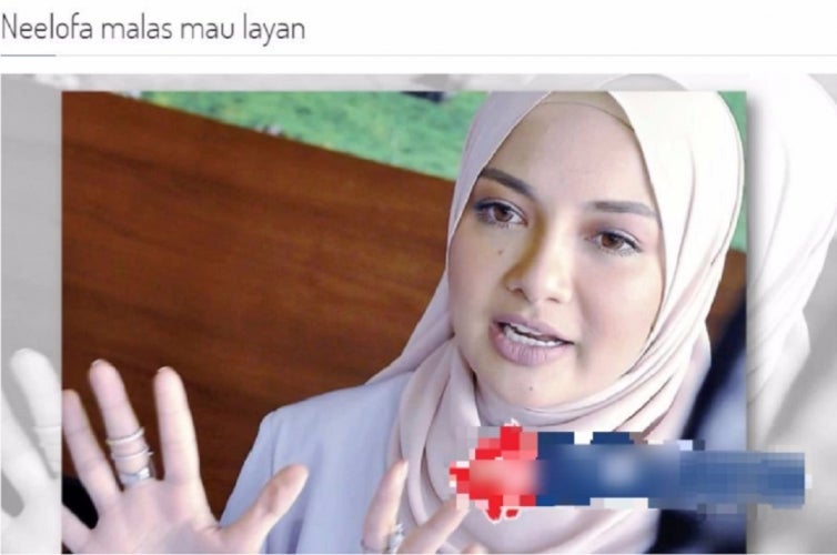 neelofa berang 1