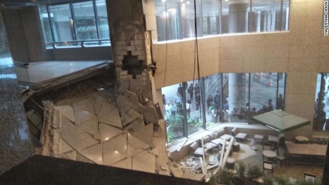 Ceiling Suddenly Collapses Onto Crowded Lobby Inside Jakarta Stock Exchange Tower World Of Buzz 6