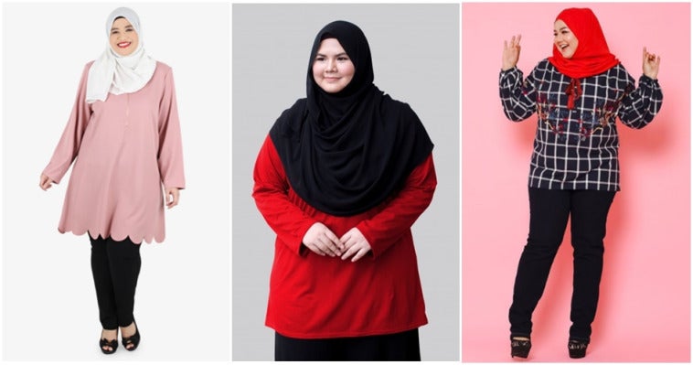 7 Kedai Online Pakaian Plus Size Untuk  Wanita Bertubuh 