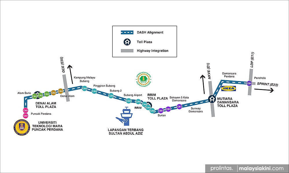 6 Plaza Tol Baru Bakal Dibina di Lembah Klang - Lobak Merah