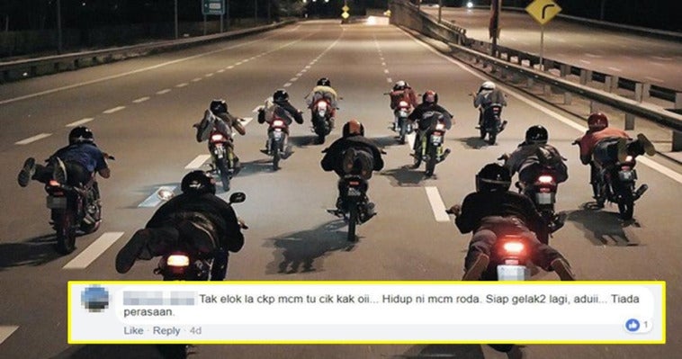 Mat Motor Dilabel Mat Rempit Wanita Dikecam Kerana Kutuk Mangsa