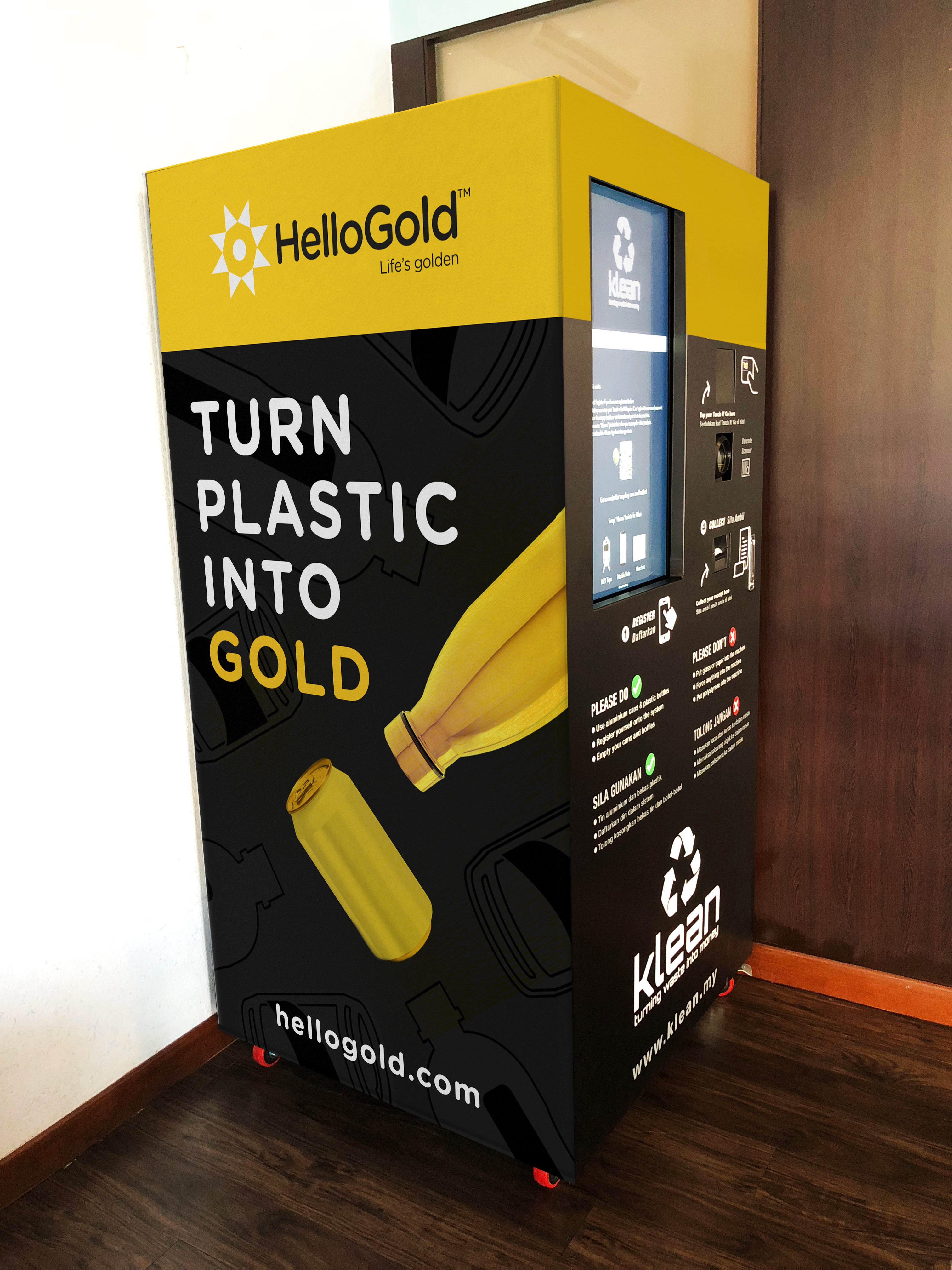 Hellogold Klean Vending Machine