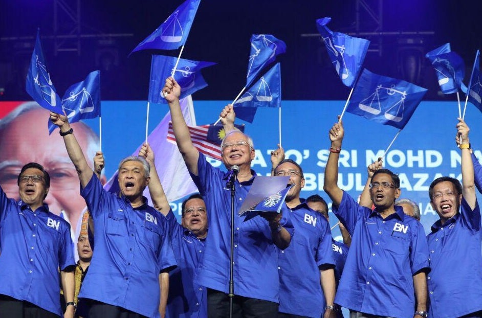 BN MANIFESTO LAUNCH PRIME MINISTER NAJIB RAZAK