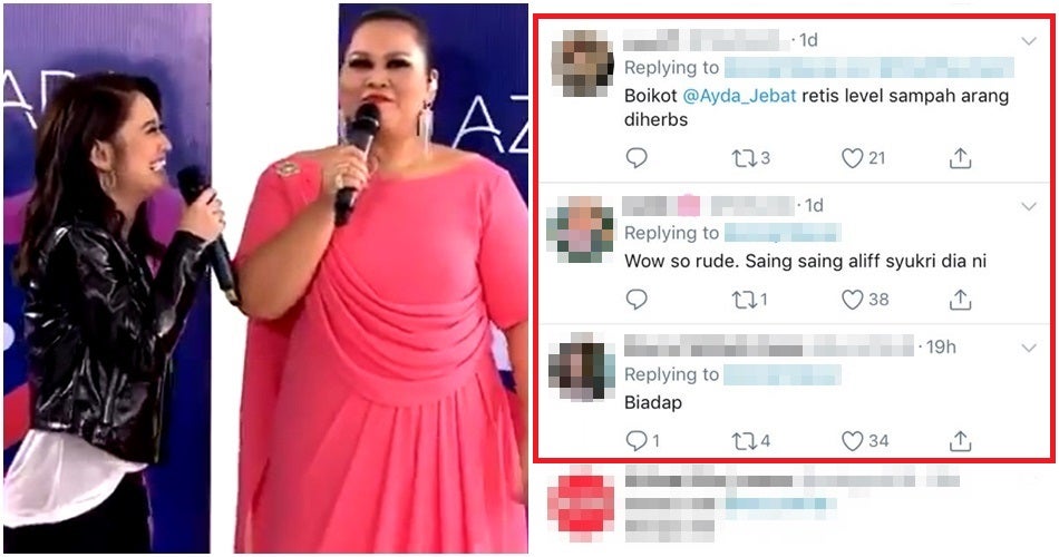 ayda jebat mulut longkang