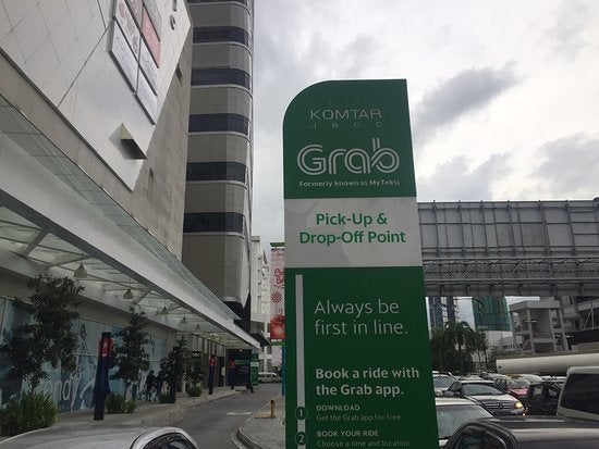 Grab Rtaxi Stand On The