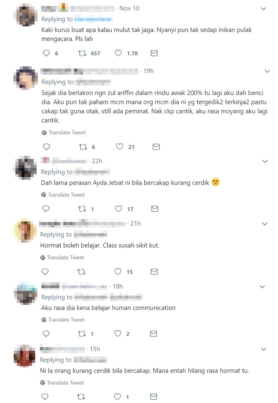 Komen Tak Suka