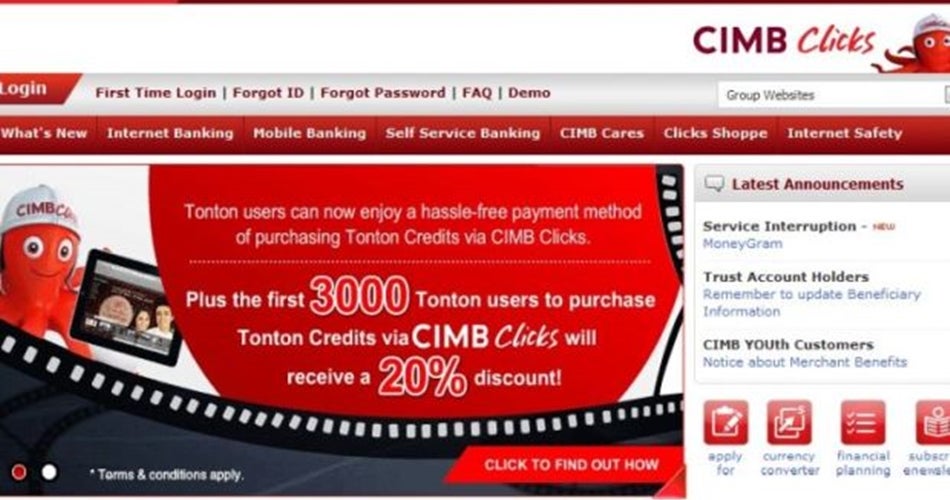 CIMB clicks