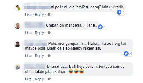 Baik Kojo Polis Terkedu Semua