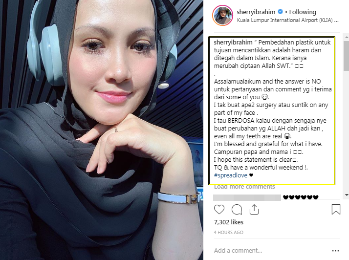 Sherry Ibrahim Buat Pembedahan Plastik Ini Jawapan Dia Lobak Merah