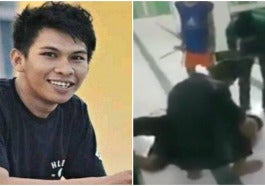 lelaki mati dibelasah