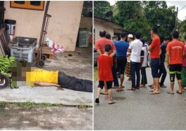mati dibelasah penduduk kampung