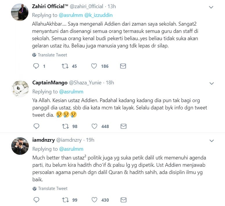 Tak Suka Dipanggil Ustaz