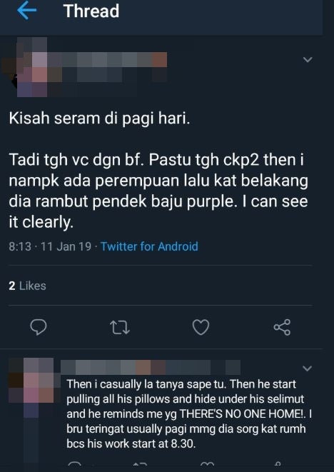 "Nampak perempuan lalu..Dia pasang ayat kursi" - Netizen ...