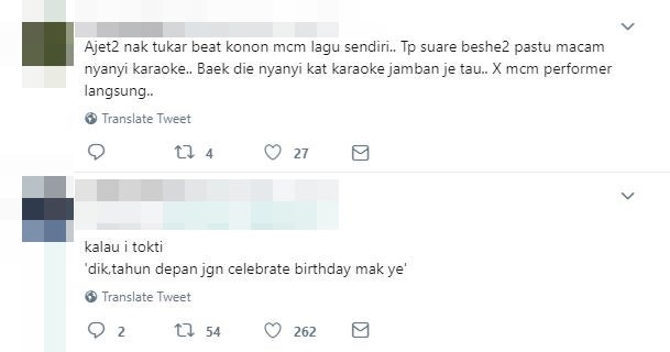 "Dah macam orang mabuk ketum. Ini bukan tribute" - Fans 