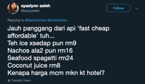 Harga Yahudi Sapa Nak Beli Izen Kecam Harga Makanan Food Truck Mahal Tak Sedap Lobak Merah