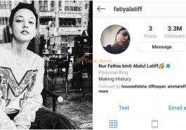 Fatiya Latiff Cabut Tudung