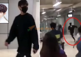 K Pop Rapper Literally Breaks Into Full On Sprint To Get Away From Fangirl Swarm At The Airport World Of Buzz 2