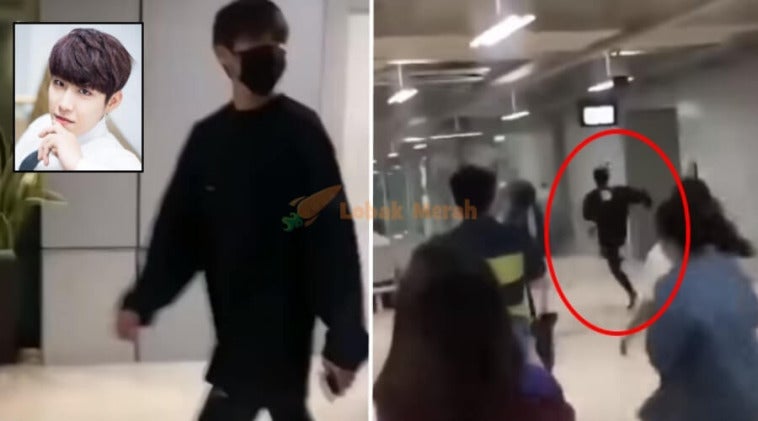 K Pop Rapper Literally Breaks Into Full On Sprint To Get Away From Fangirl Swarm At The Airport World Of Buzz 2