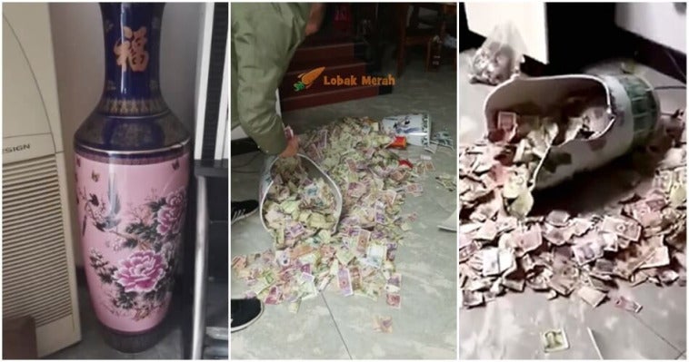 kantoi simpan duit