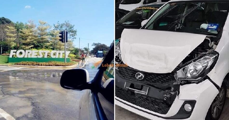 Msian Girl Purposely Crashes Car To Seek Help After Foreign Worker In Vehicle Molests Her World Of Buzz 3