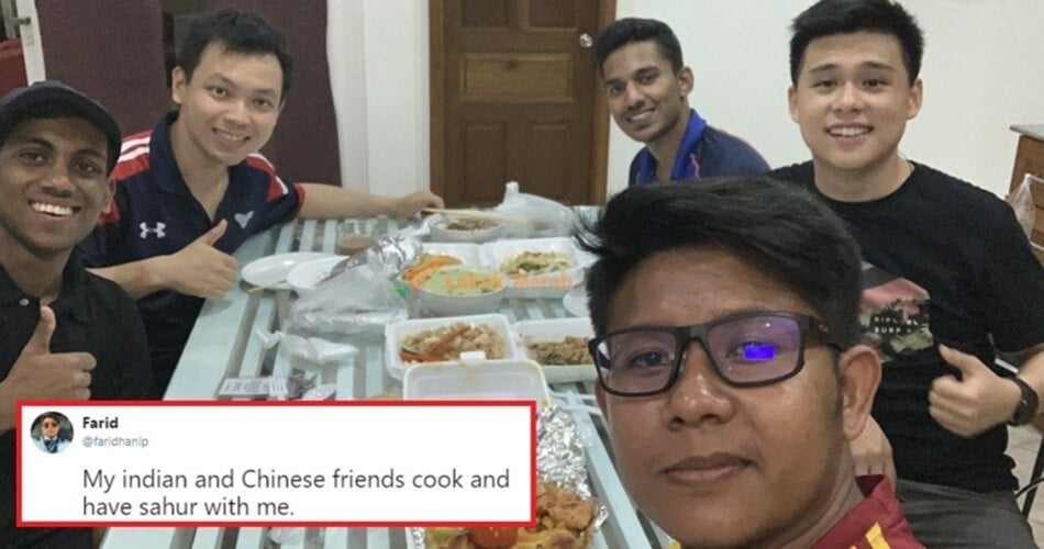 netizens hearts warmed by multiracial malaysian friends breaking fast together world of buzz