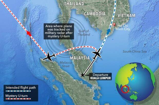 Dd Composite Mh370 U Turn Map 21