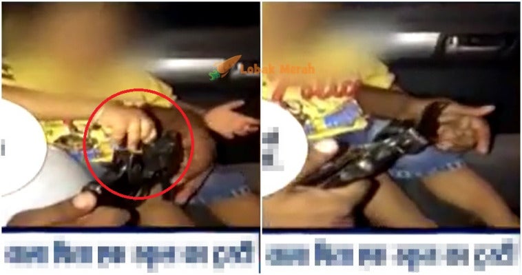 ajar anak letak peluru