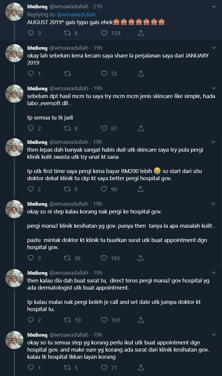 Hanya 8 Bulan, Muka Lelaki Menggerutu Penuh Jerawat 