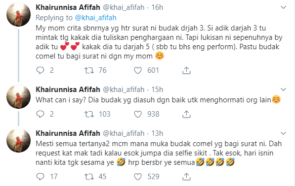 Aktiviti Menulis Surat Hari Ibu Darjah 3