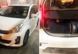 Two Malaysian Women Tries To Smuggle Man Hidden In Myvi Boot Out Of Singapore World Of Buzz 2