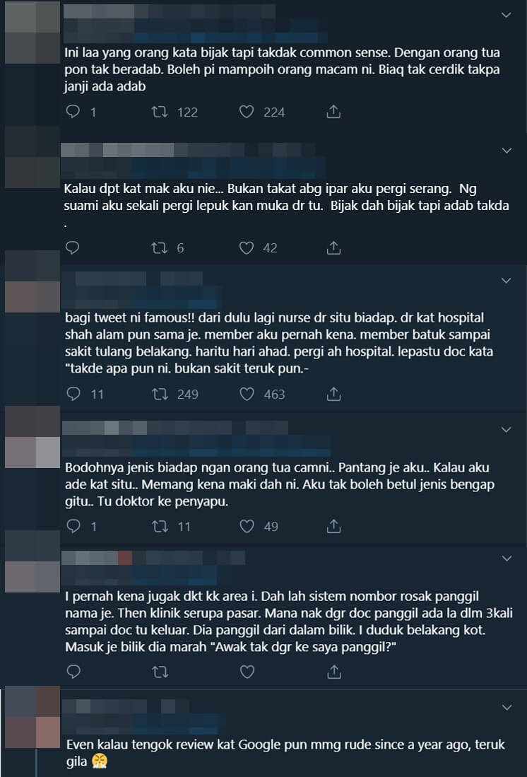 Yelah Orang Tua Mana Lagi Wanita Bengang Doktor Klinik