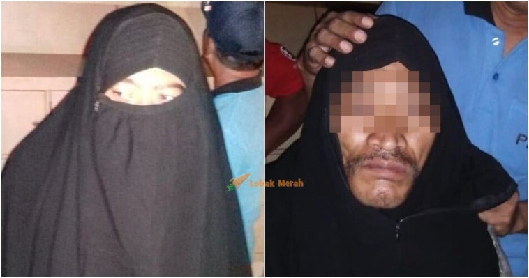 lelaki pakai purdah
