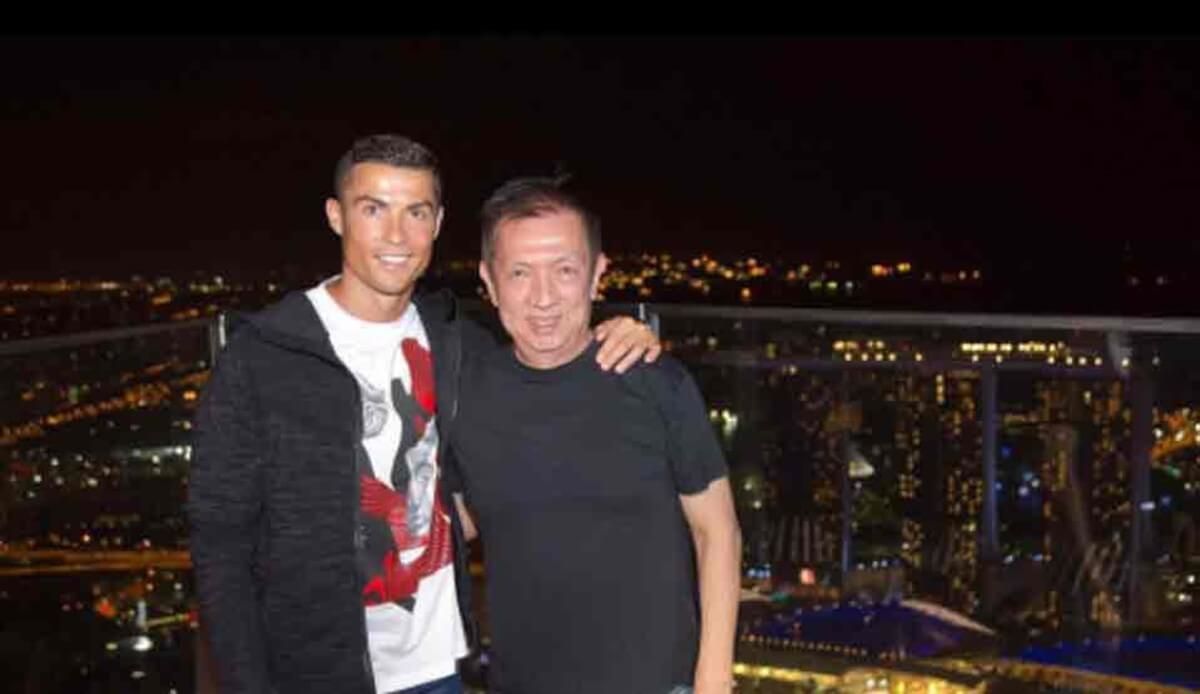 Cristiano Ronaldo Junto Peter Lim 1500720149483