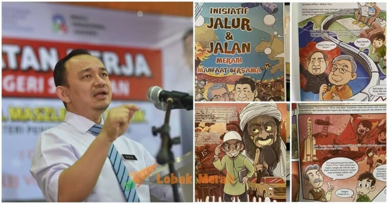  Komik  propaganda politik tersebut tidak pernah mendapat 