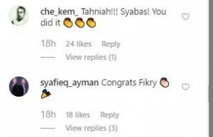 Tahniah Fikri 3