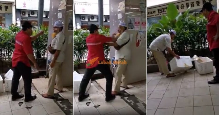 Video Alleged Dbkl Officer Asks For Rm5 Fee Hits Spits At Elderly Seller Who Refuse To Pay World Of Buzz 4