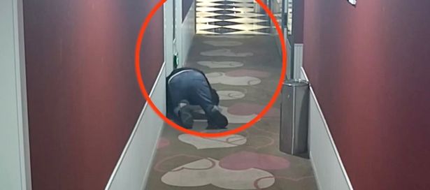 0 Perv Filmed Sneaking Around Hotel To Hear Couples Romp