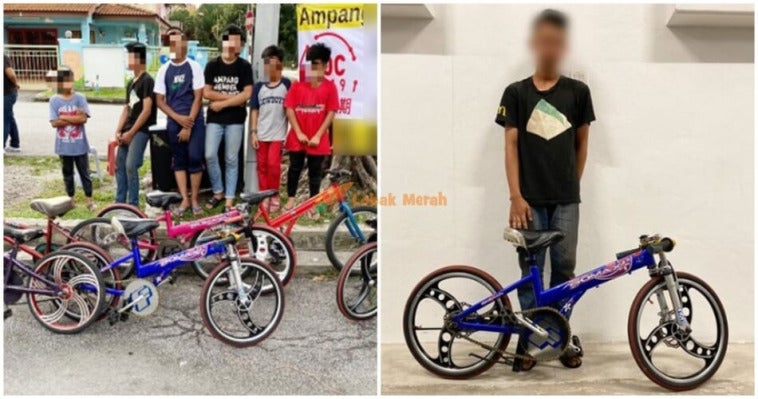 6 Ampang Parents Have Already Been Arrested For Allowing Their Kids To Ride Basikal Lajak World Of Buzz