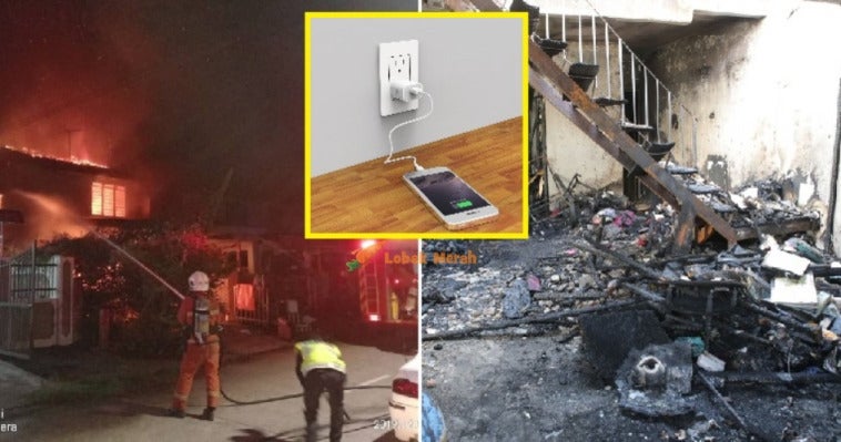 Fake Mobile Phone Charger Explodes Into Flames Sets Fire To 3 Houses In Ipoh World Of Buzz 3