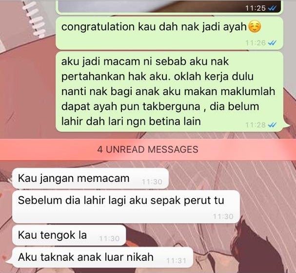 Kalau Tak Gugurkan Aku Rembat Kau Lelaki Ugut Gf Suruh Gugurkan Anak Luar Nikah Tapi Bagi Rm350 Je Kartel Dakwah