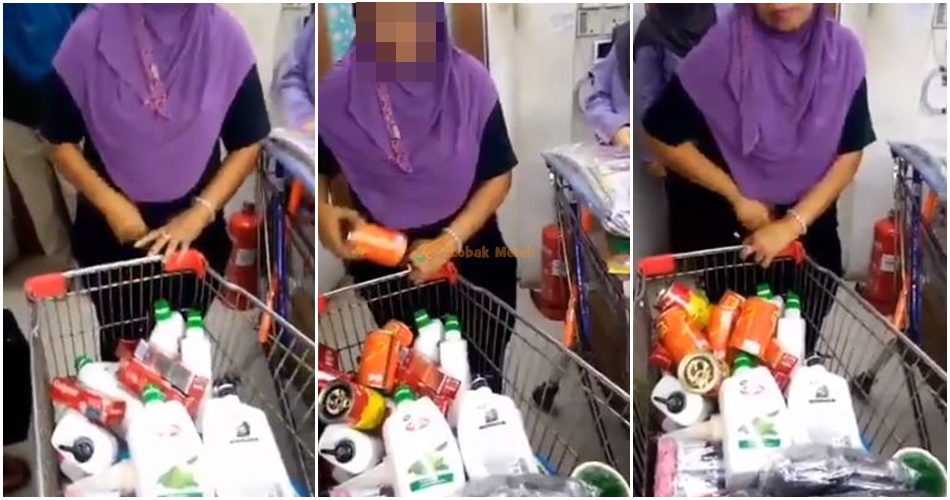 "Sumbat troli tu je masuk" - Netizen Terkedu Tengok Video 