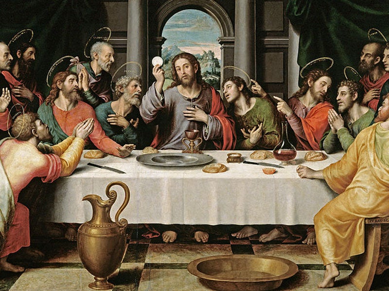 Last Supper Public Domain Wikimedia Commons