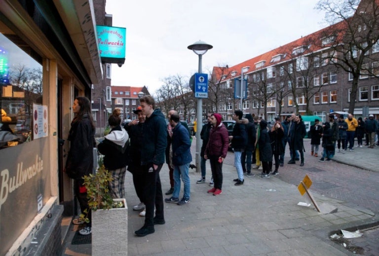 Dutch People Are Lining Up To On Stockpile Weed Before Nationwide Lockdown Begins World Of Buzz 768X518 1