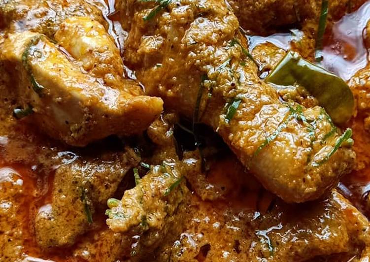 rendang ayam simple resipi foto utama